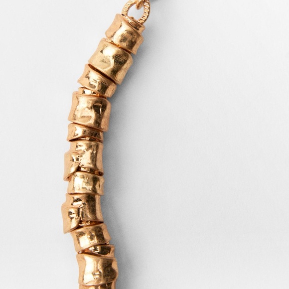 Zara Genuine Seashell Necklace & Gold Chunky Chain, ZARA - Picture 5 of 8